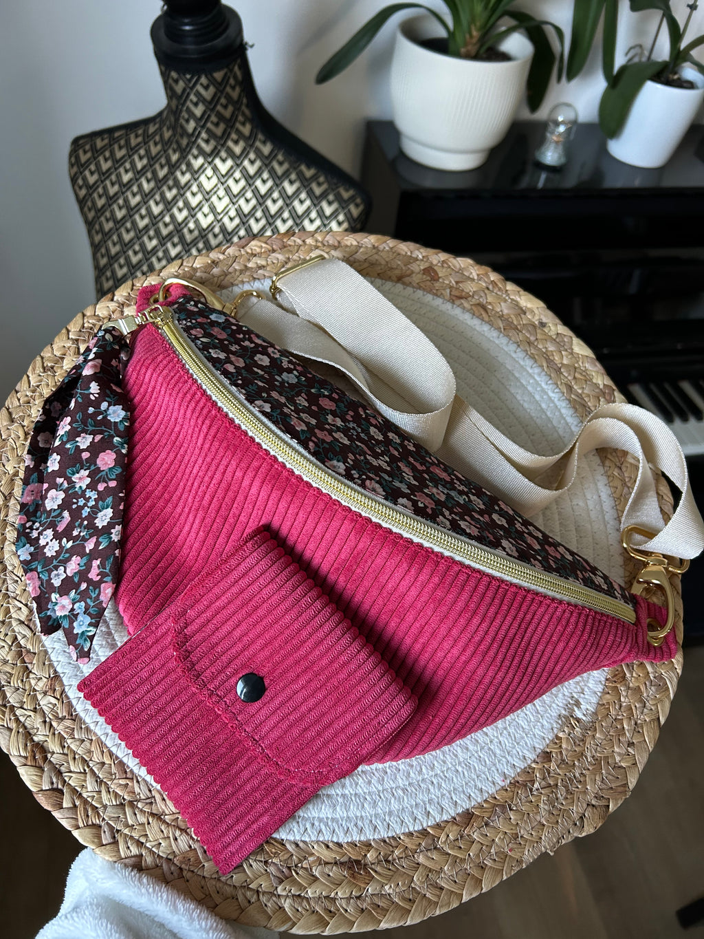 Banane velours côtelé